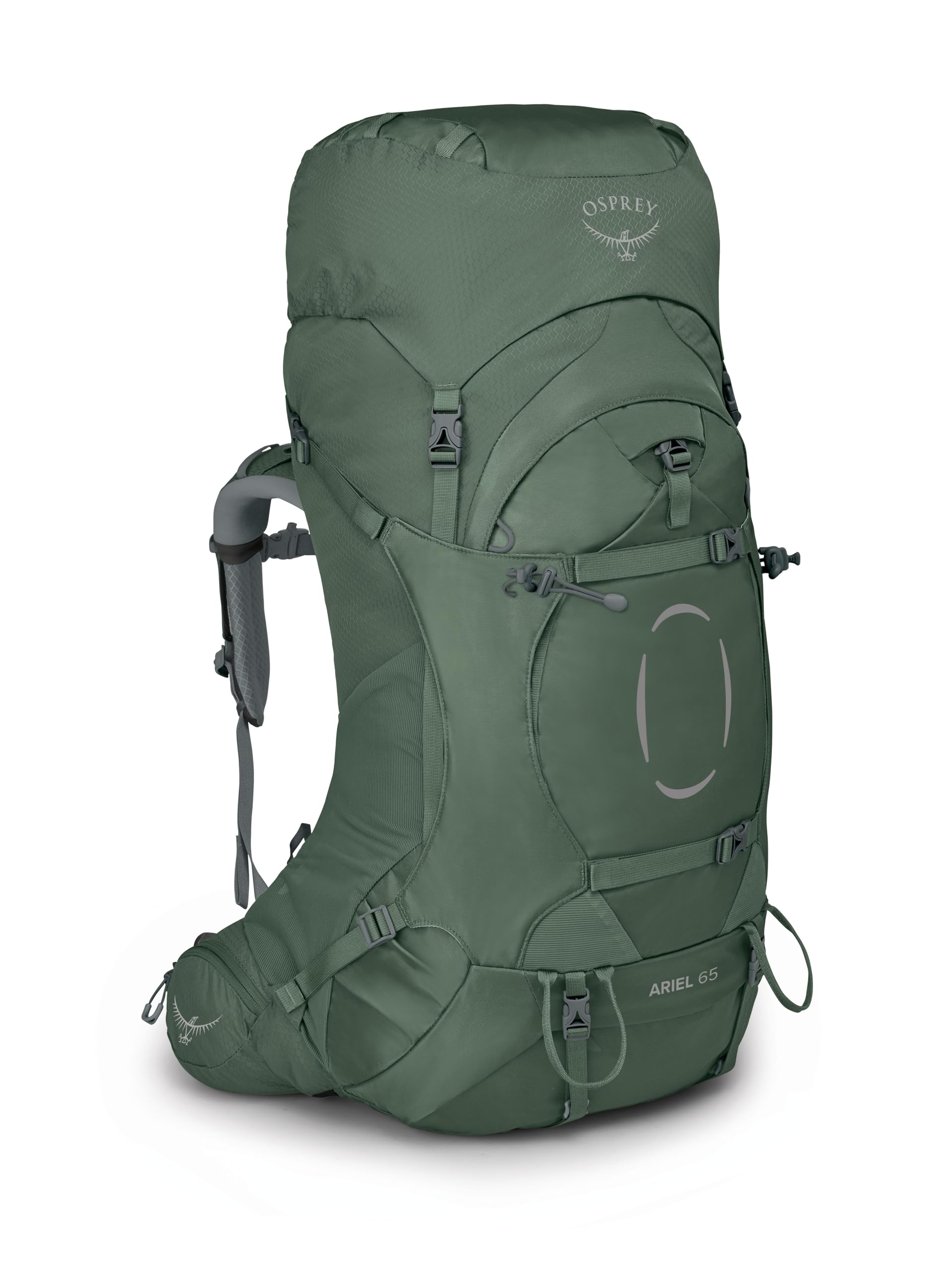 Osprey Ariel 65L Womens Backpacking Backpack, Koseret Green, WM/L