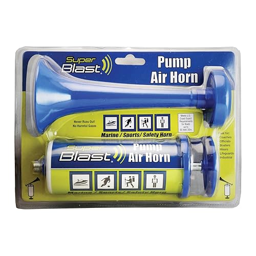 Super Blast 7218 Pump Air Horn (Color May Vary)