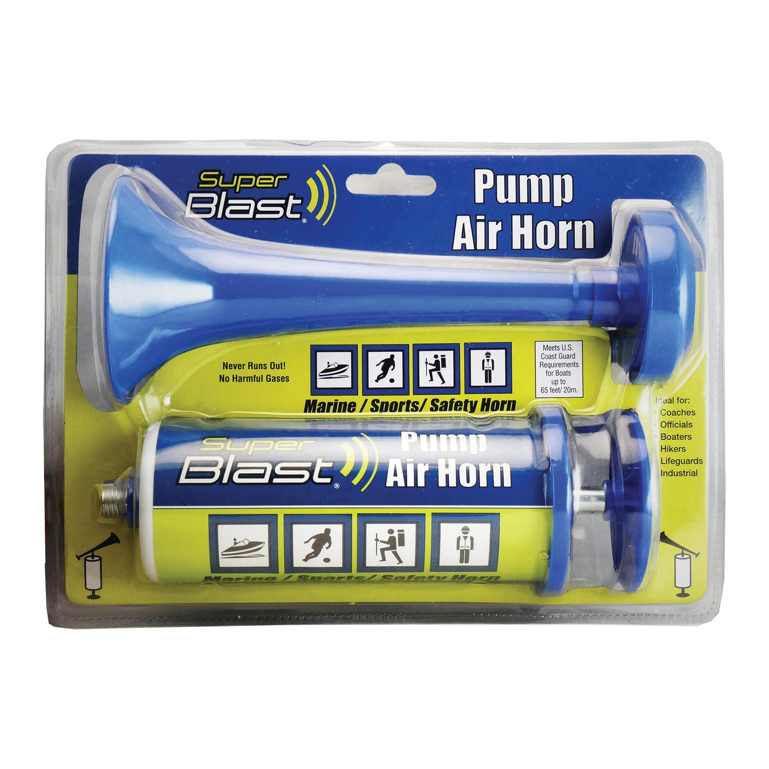 Super Blast 7218 Pump Air Horn (Color May Vary)
