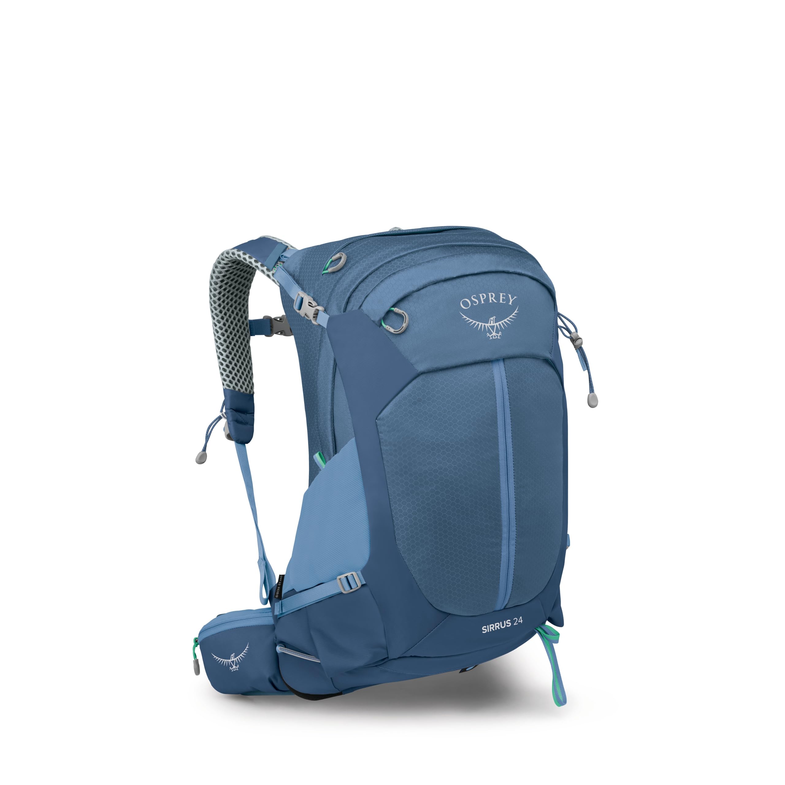 Osprey Sirrus 24L Womens Hiking Backpack - Adjustable Daypack with Waterproof Raincover & Bottle Pockets, Sevres Blue