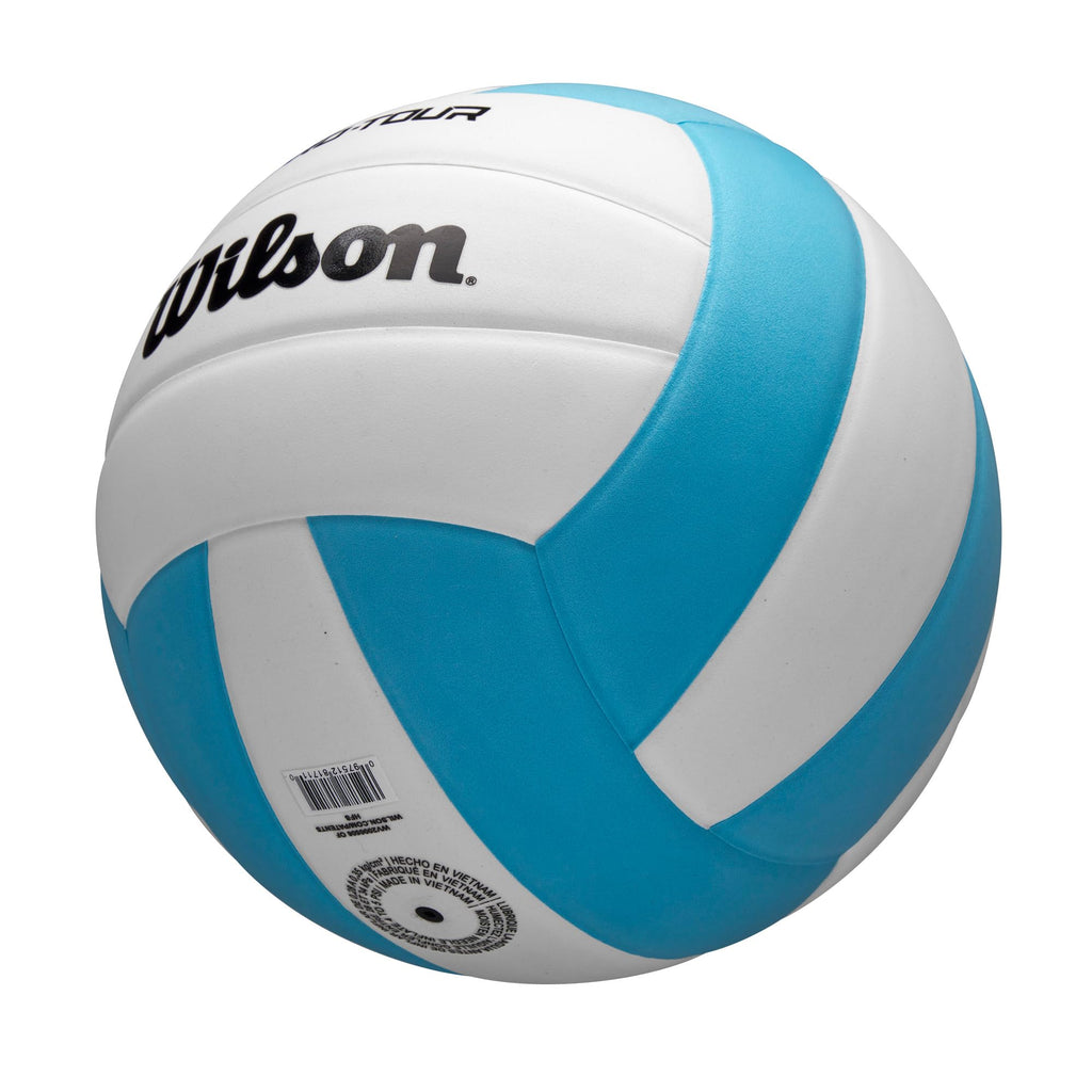 Wilson Pro Tour Indoor Volleyball - Teal/White, Official Size