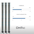 Winn Grips Dri-Tac 13 Piece Ladies/Men'S Undersize (-1/32'') Gray Golf Grip Bundle