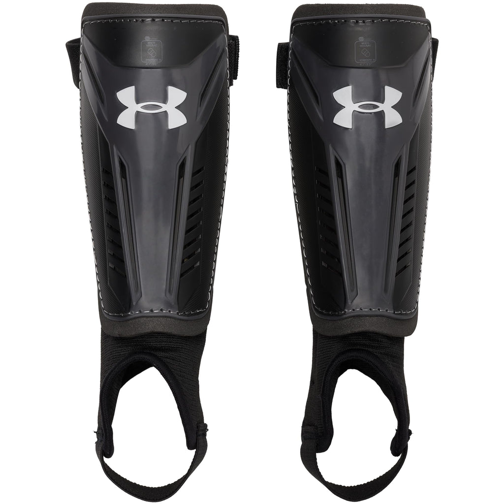 Ua Challenge Shin Guard Yth Black/Castle Rock M