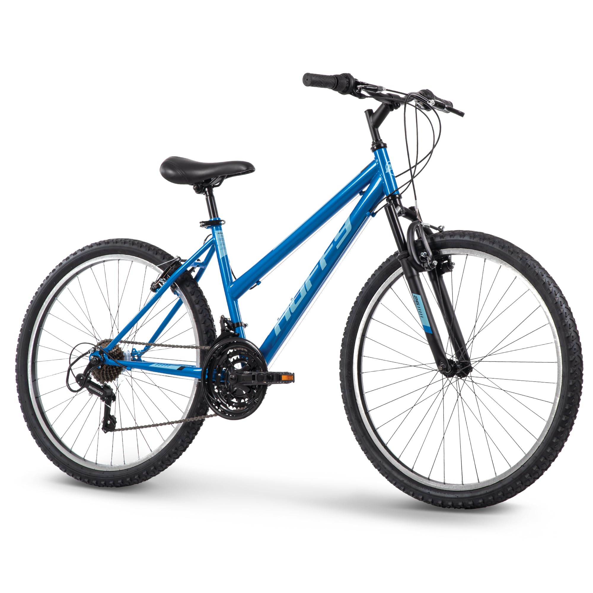 Huffy Stone Mountain 21-Speed Hardtail Ladies Mountain Bike, 26-Inch, Blue