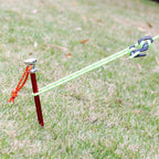 Tent Stakes Pegs 9 Inch, Lightweight Aluminum Alloy Tent Canopy Nail For Outdoor Camping, Hiking, Picnic Blanket, Beach Mat, Yar