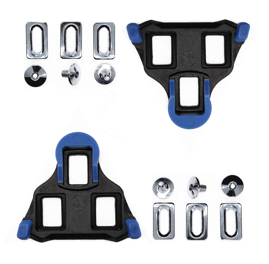 Bicycle Cleat Set Self-Locking 2 Degree Float Road Bike Cycling Pedal Plate Cleats Fit For Compatible With Shimano Sh-12 Spd-Sl 