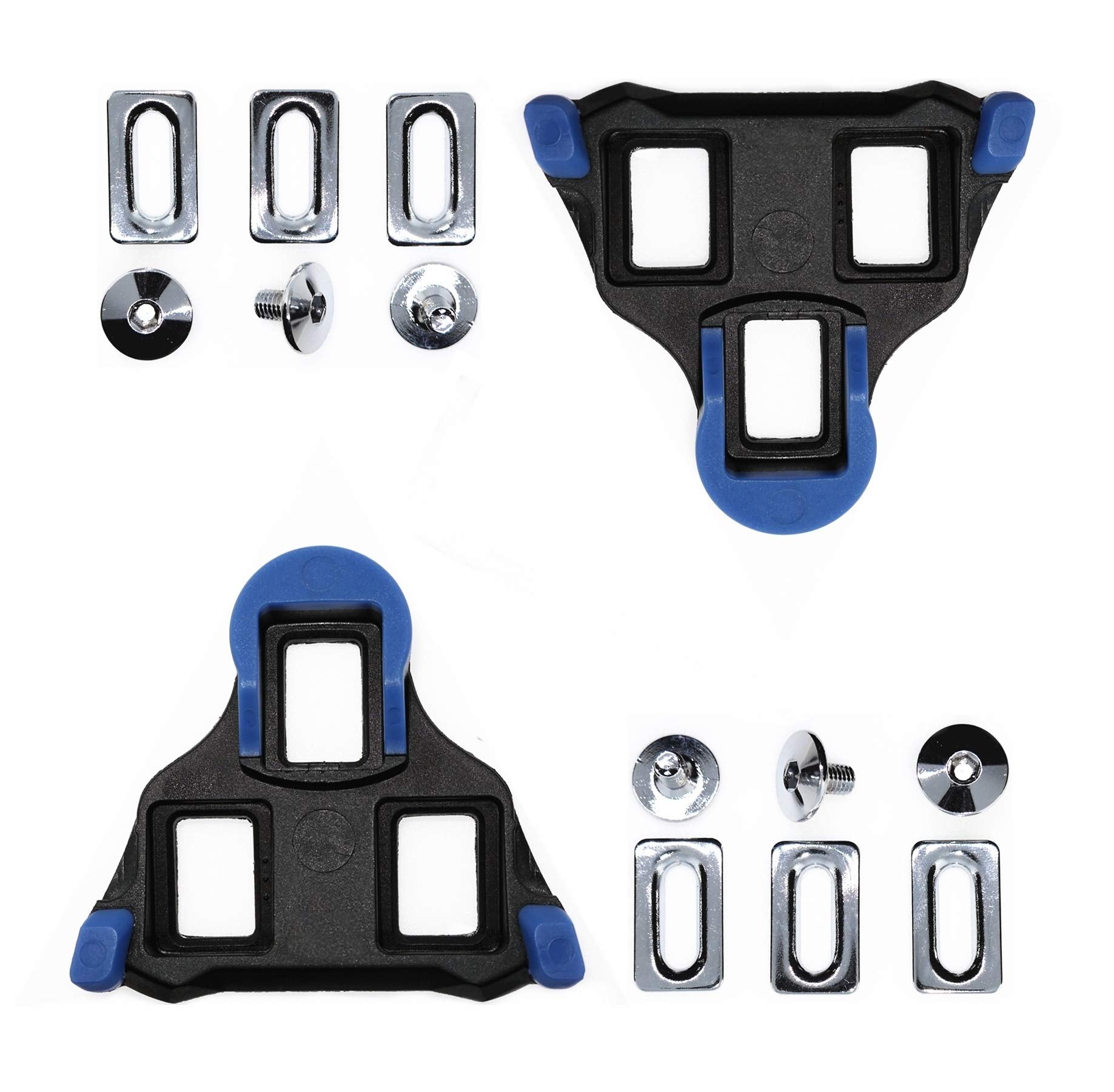 Bicycle Cleat Set Self-Locking 2 Degree Float Road Bike Cycling Pedal Plate Cleats Fit For Compatible With Shimano Sh-12 Spd-Sl 