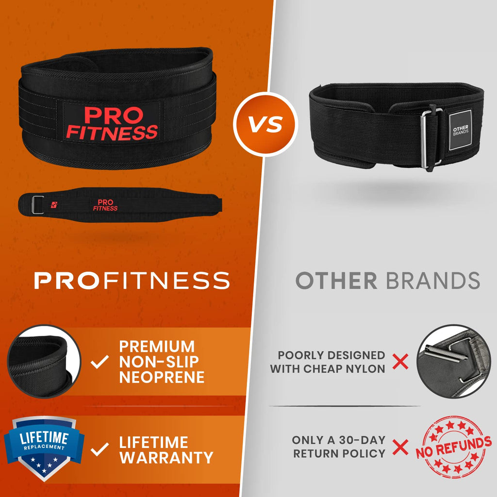 Weight Lifting Belt 3 (Large, Black/Black)
