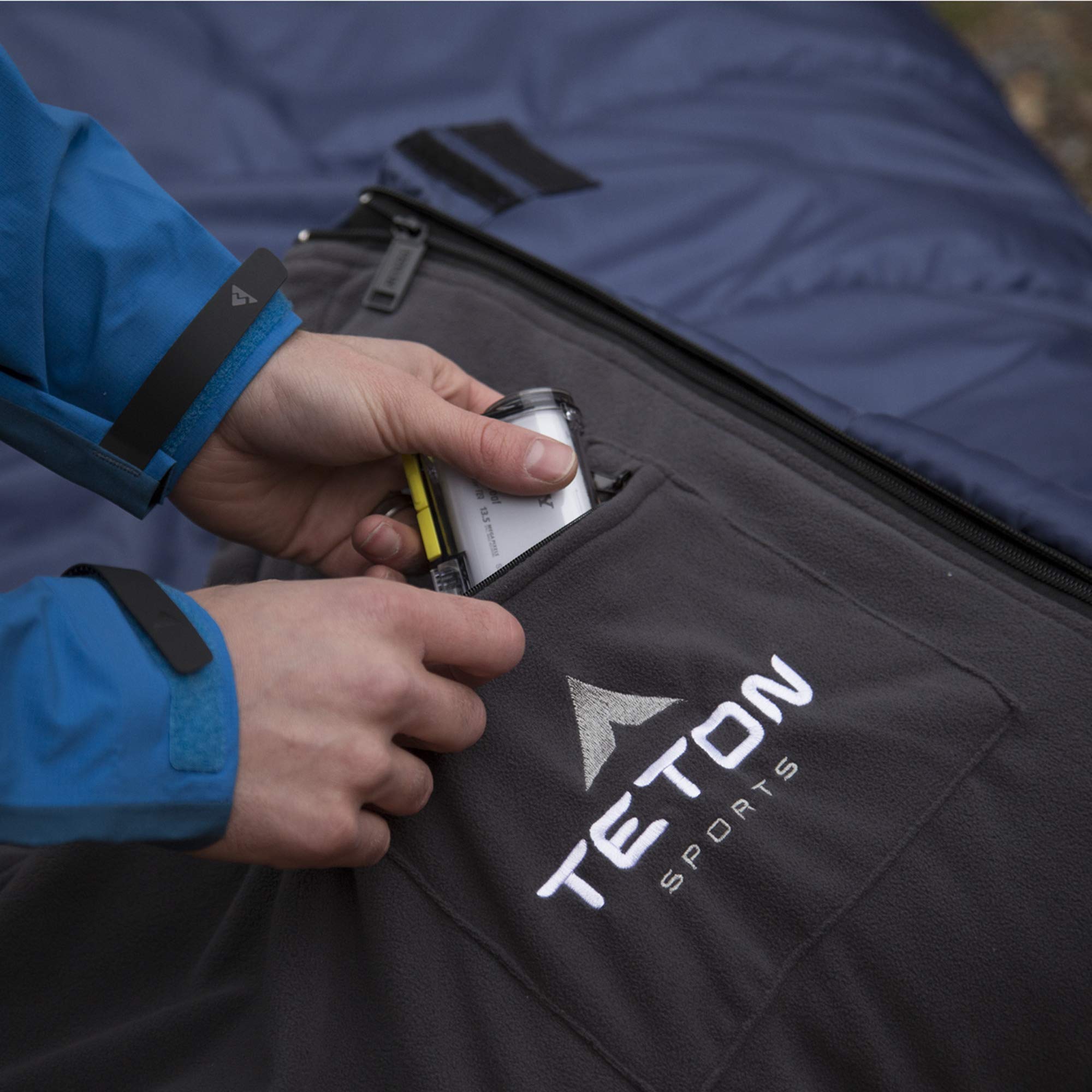 Teton Sports Polara 3-In-1 Sleeping Bag; Great For All Season Camping, Fishing, And Hunting; Versatile Outdoor Sleeping Bag; Lig