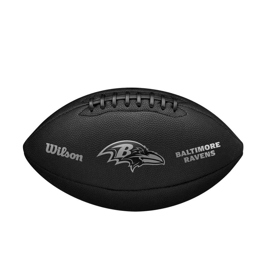 Wilson Nfl Team Metallic Premiere Football - Official Size, Baltimore Ravens