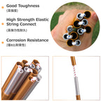 Azarxis Tent Pole Repair Kit Splint Support Kit Replacements Aluminum Rod Adjustable Replacement Poles Accessories For Camping H