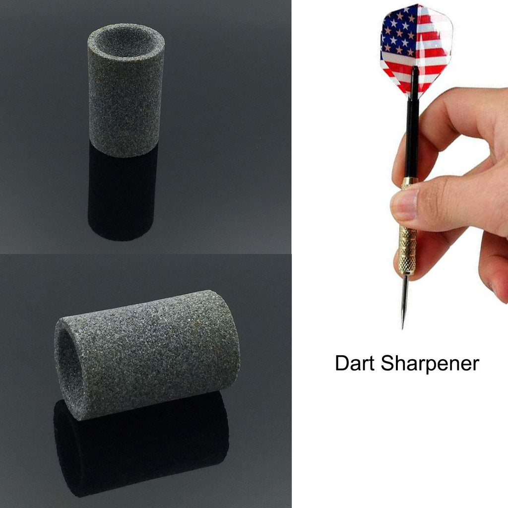 Idggdi 6Pcs Dart Sharpeners Steel Tip Point Darts Sharpening Stone Dart Grinder Sharpeners