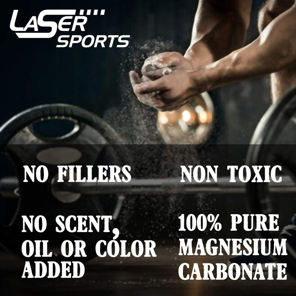 Laser Sports Chalk Ball Sock - Great For Weightlifting And Powerlifting - Increase Your Grip While Rock Climbing And Performing