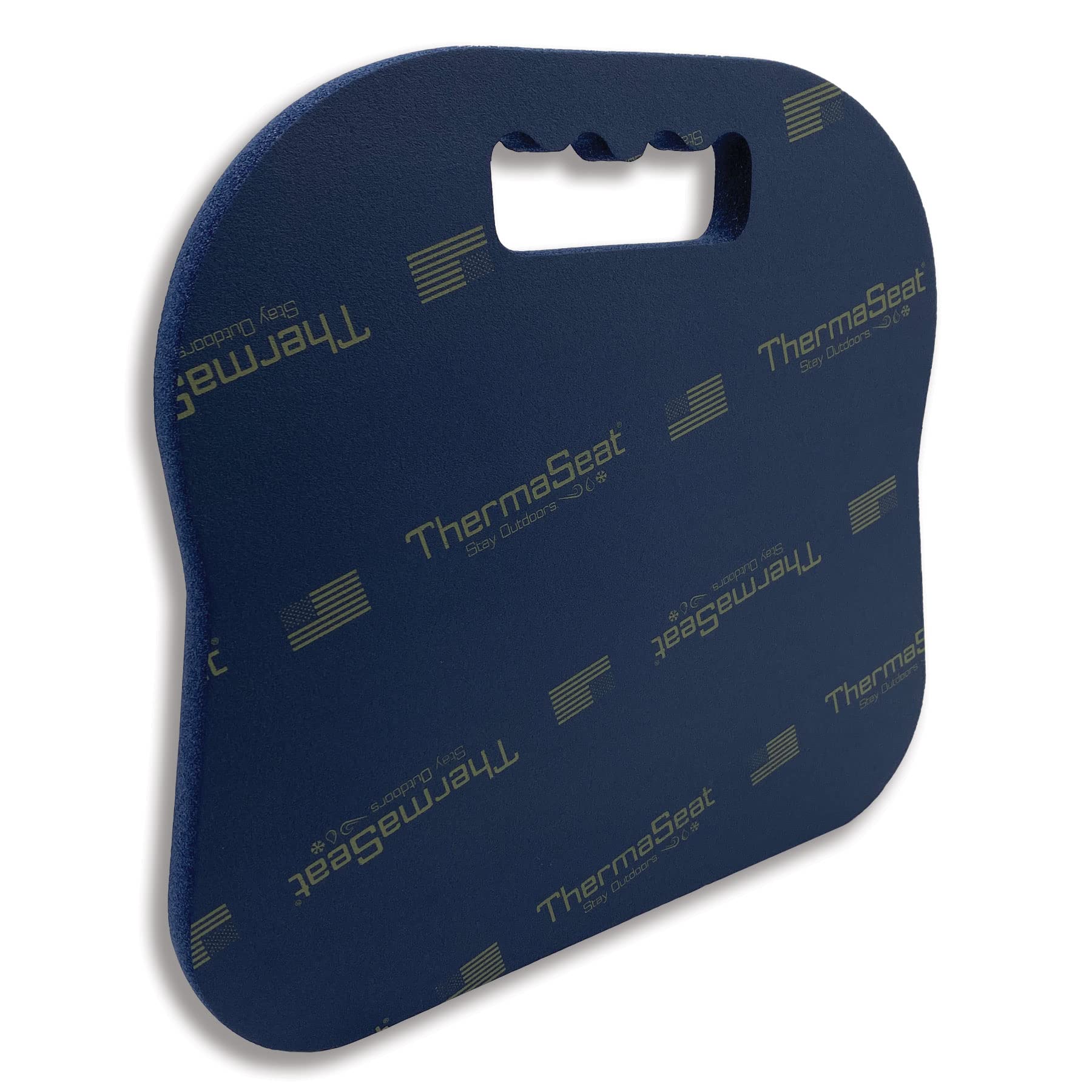 Northeast Products Therm-A-Seat Sport Cushion Stadium Seat Pad, Navy Blue 13''X14''X.75''