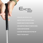 Winn Excel Wrap Oversize Golf Grip  Extremely Cushioned & Ultra Comfortable, Ultra-Tacky Feel & Shock Absorption, 65% More Shock