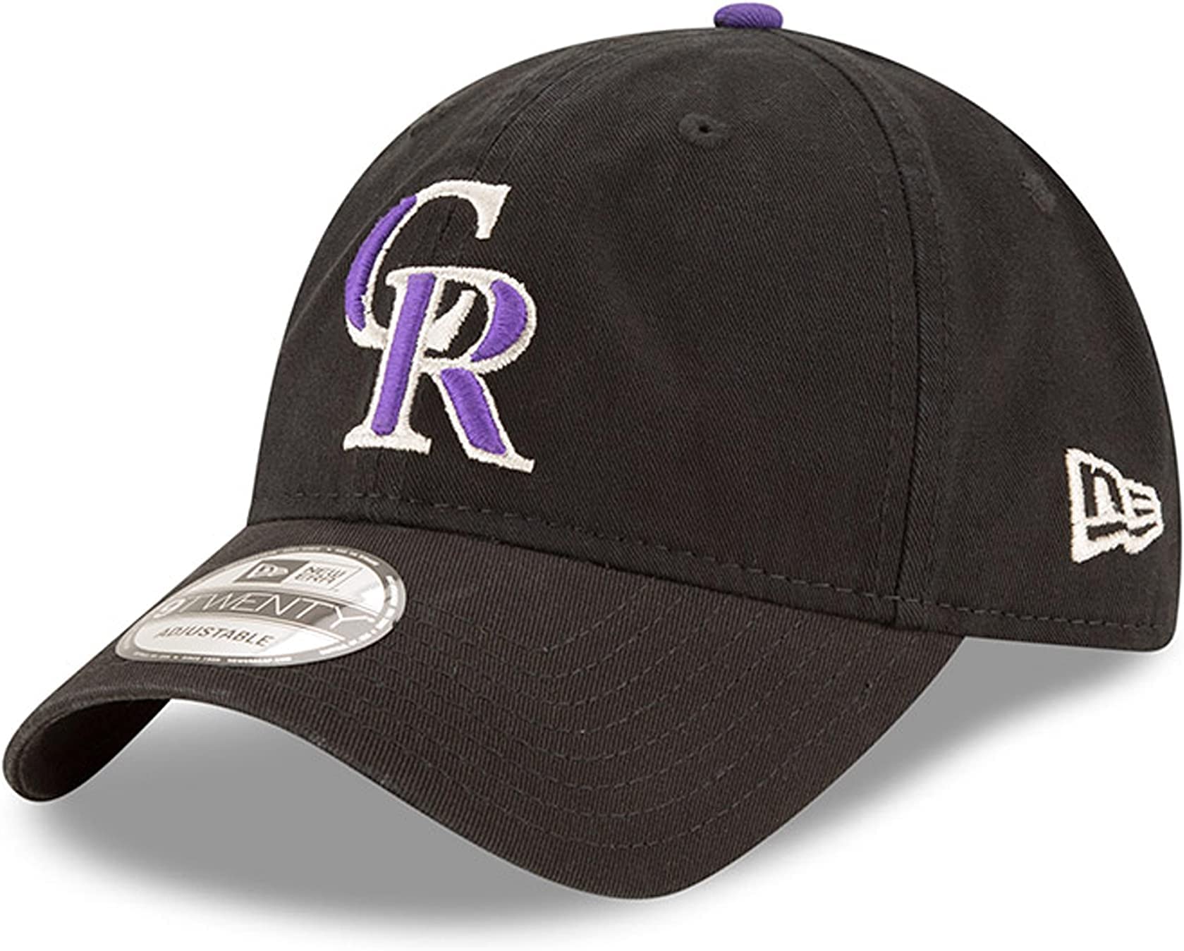 New Era Mlb Core Classic 9Twenty Adjustable Hat Cap One Size Fits All (Colorado Rockies)