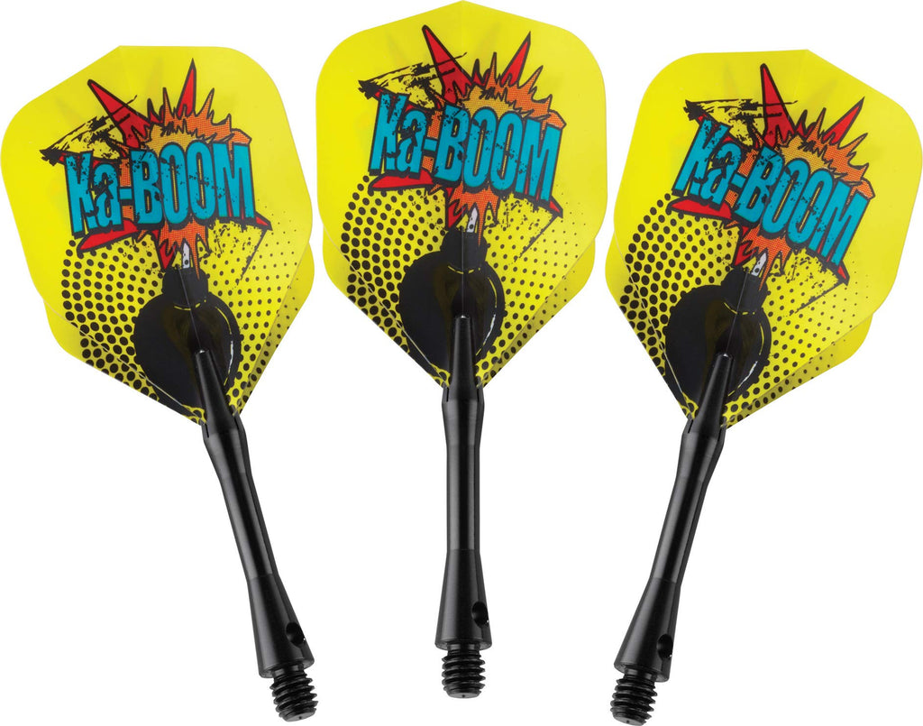 Viper Comix Steel Tip Darts: Ka-Boom (Black), 22 Grams