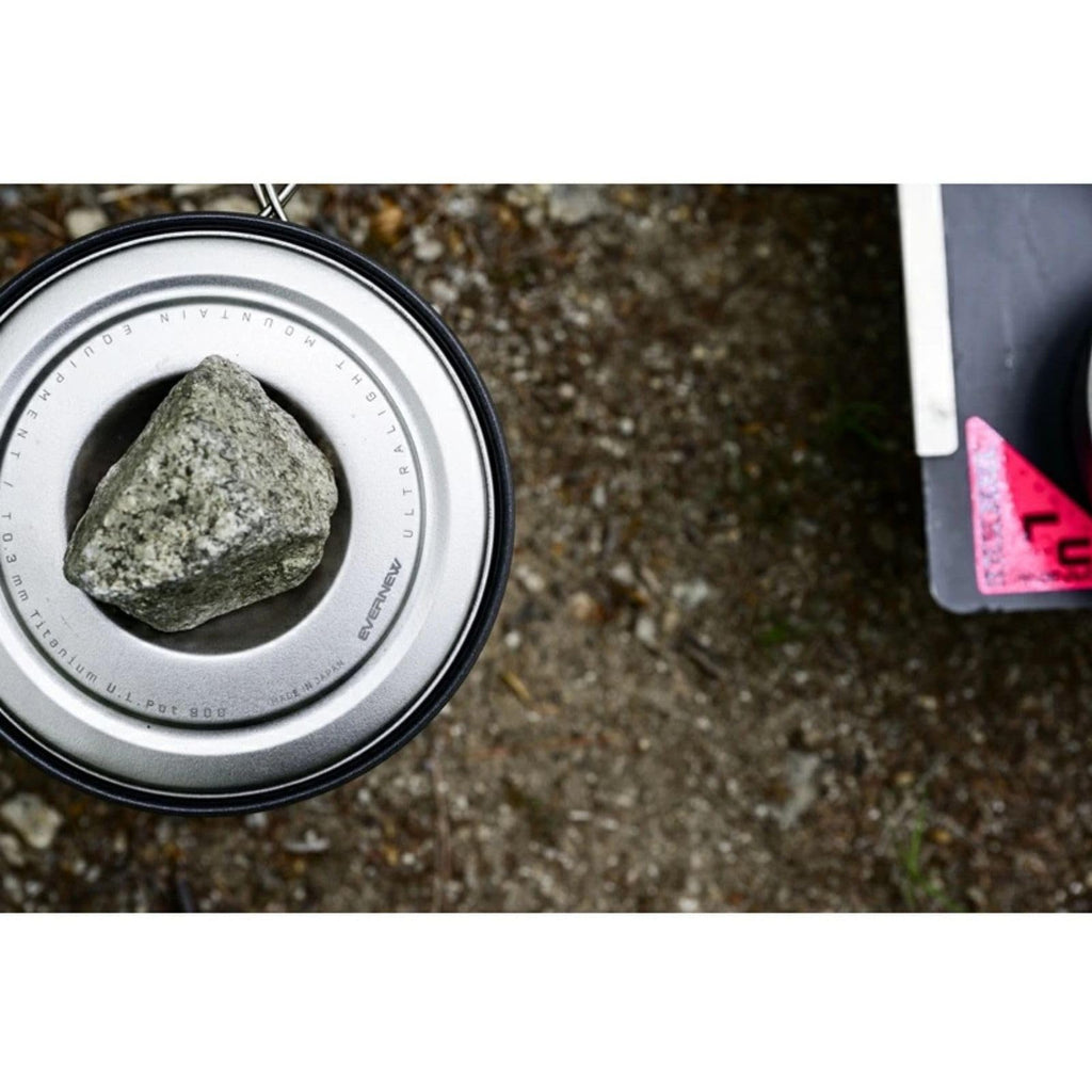 Evernew Ultralight Aluminum Non-Stick Pot, 740Ml Lid