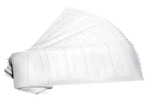 Attwood Letter & Number Kit White