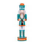 FOCO NFL Miami Dolphins Team Logo 14 Holiday NutcrackerTeam Logo 14 Holiday Nutcracker, Version 2, One Size