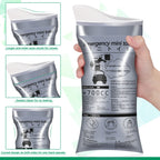 Oumee 12 Pack Disposable Urine Bags, 700Ml Travel Pee Bags Unisex Urinal Bag Vomit Bag For Travel Traffic Jam Emergency Portable