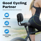 Extra Wide Bike Seat With Backrest And Comfortable Ergonomic Design For Men And Women - Adjustable Height Leather Saddle Pad For