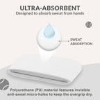 Palbea White Padel Overgrip - Pack Of 12 - Extra Grip & High Sweat Absorption - Non-Slip & Soft Touch - Perfect For Padel, Tenni
