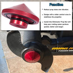 Eliminator Trolling Motor Prop Nut Billet Aluminum Custom Fit For Minnkota 80, 101 And 112 Lb Models (Gfel-Mk-Bk-Dp).