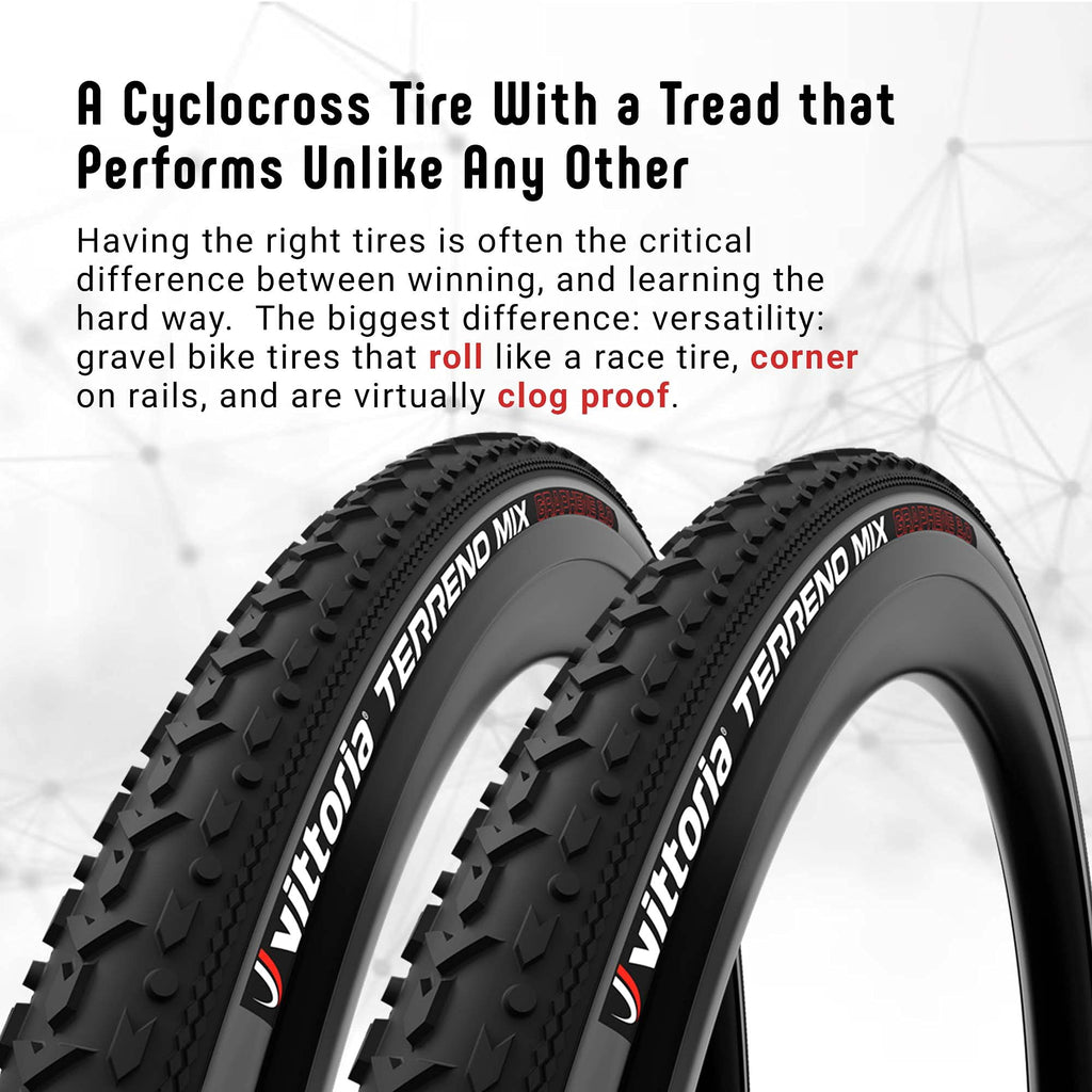 Vittoria Terreno Mix Bike Tires For Gravel And Mixed Terrain Conditions - Cyclocross Terreno Mix G20 Tubeless Tnt Mtb Tire (700X