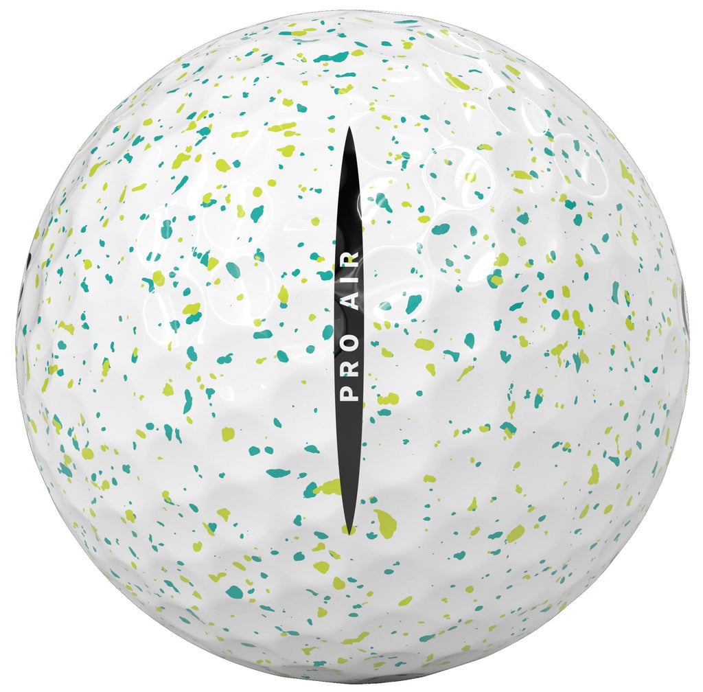 Vice Pro Air Golf Balls, Petrol/Yellow Drip