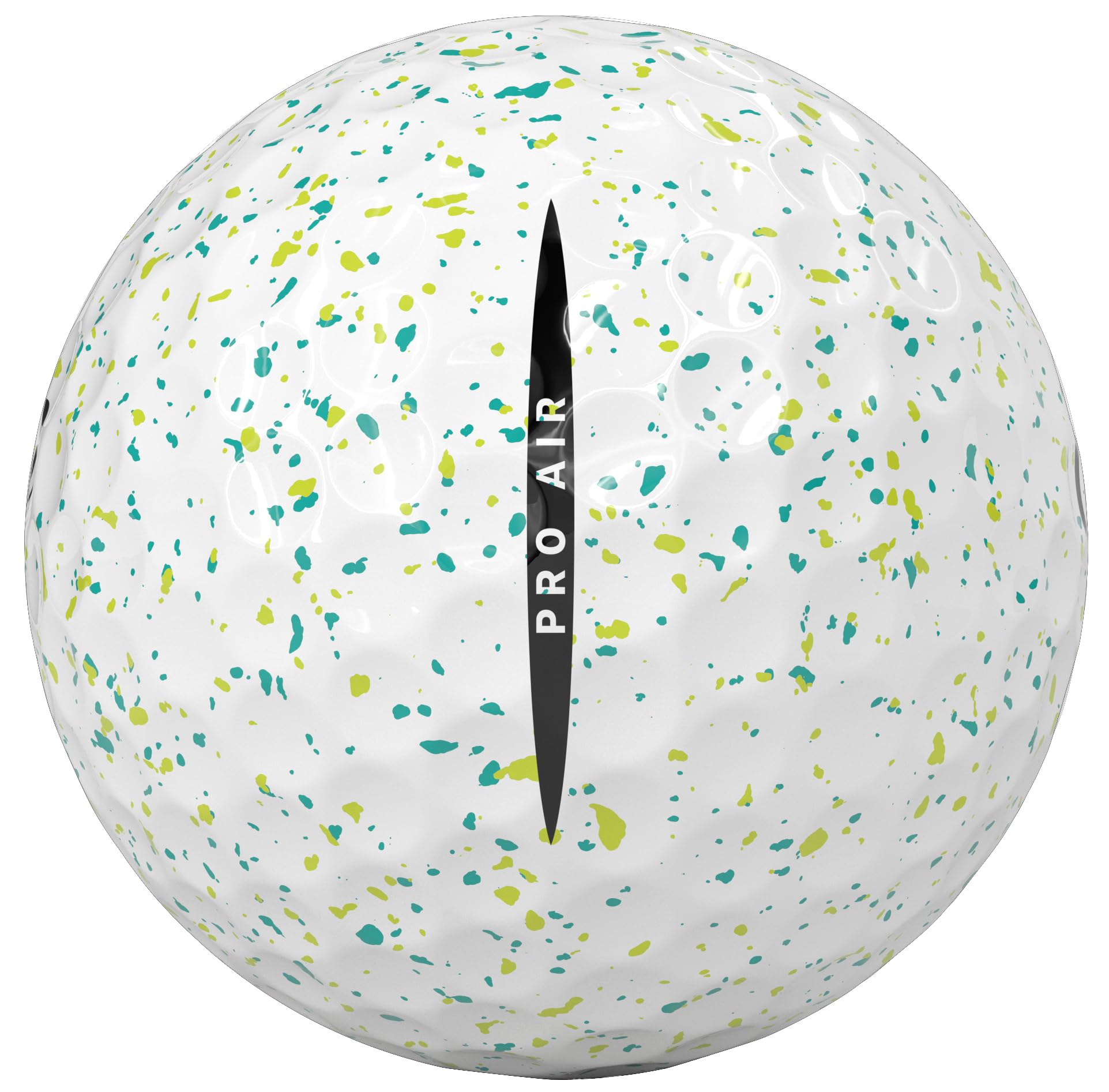 Vice Pro Air Golf Balls, Petrol/Yellow Drip