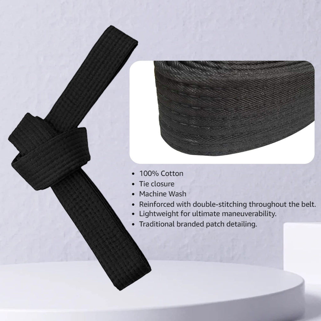 Hithop 8.6Ft Long Soft Belt For Martial Arts Karate Taekwondo Judo (Yellow)