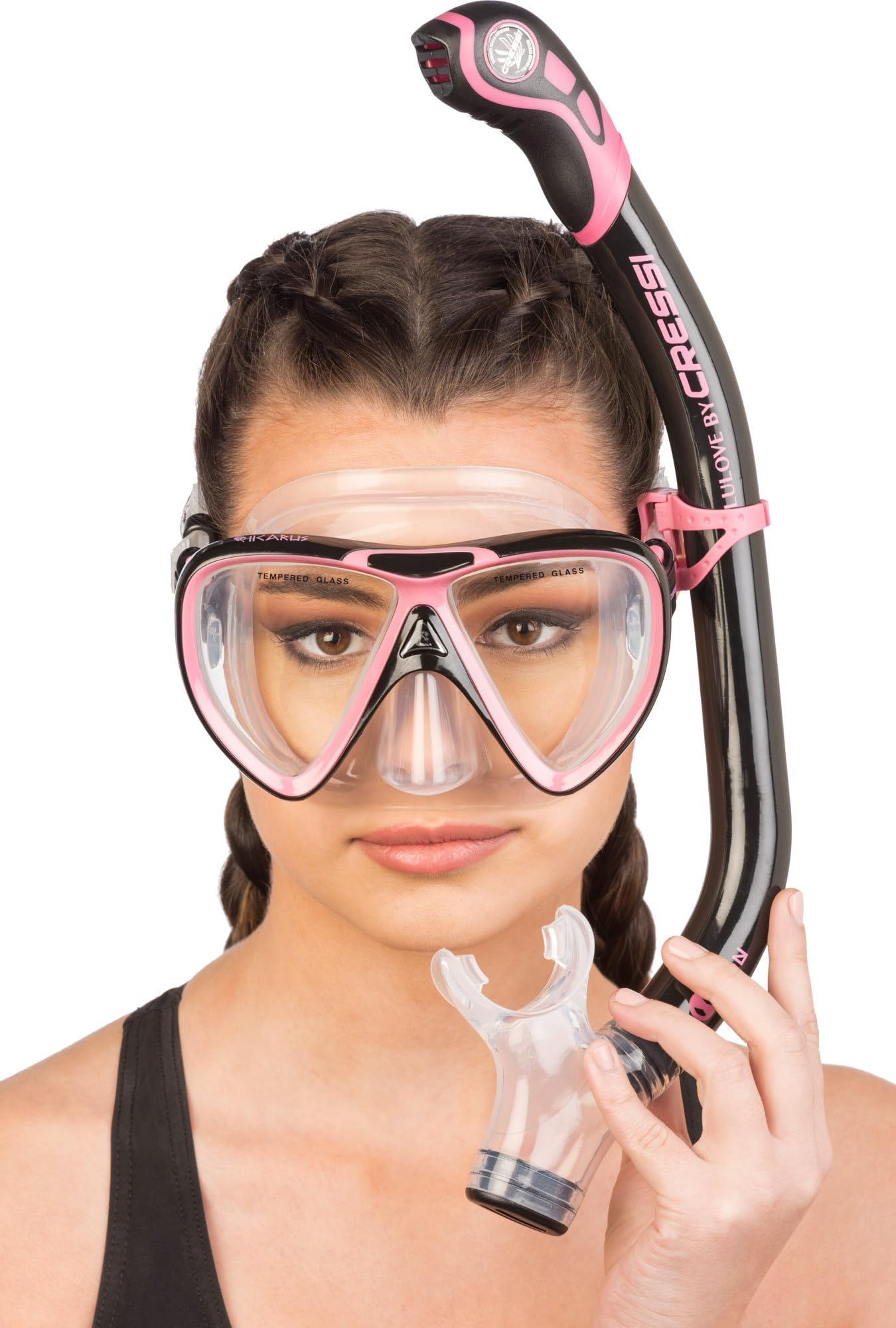 Cressi Ikarus & Orion, Black/Pink, One Size