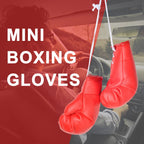 Offwego Mini Boxing Gloves Car Mirror Hanging Decor Interior Accessories - Red Mini Cute Glove Mother? Day Ornament Display For