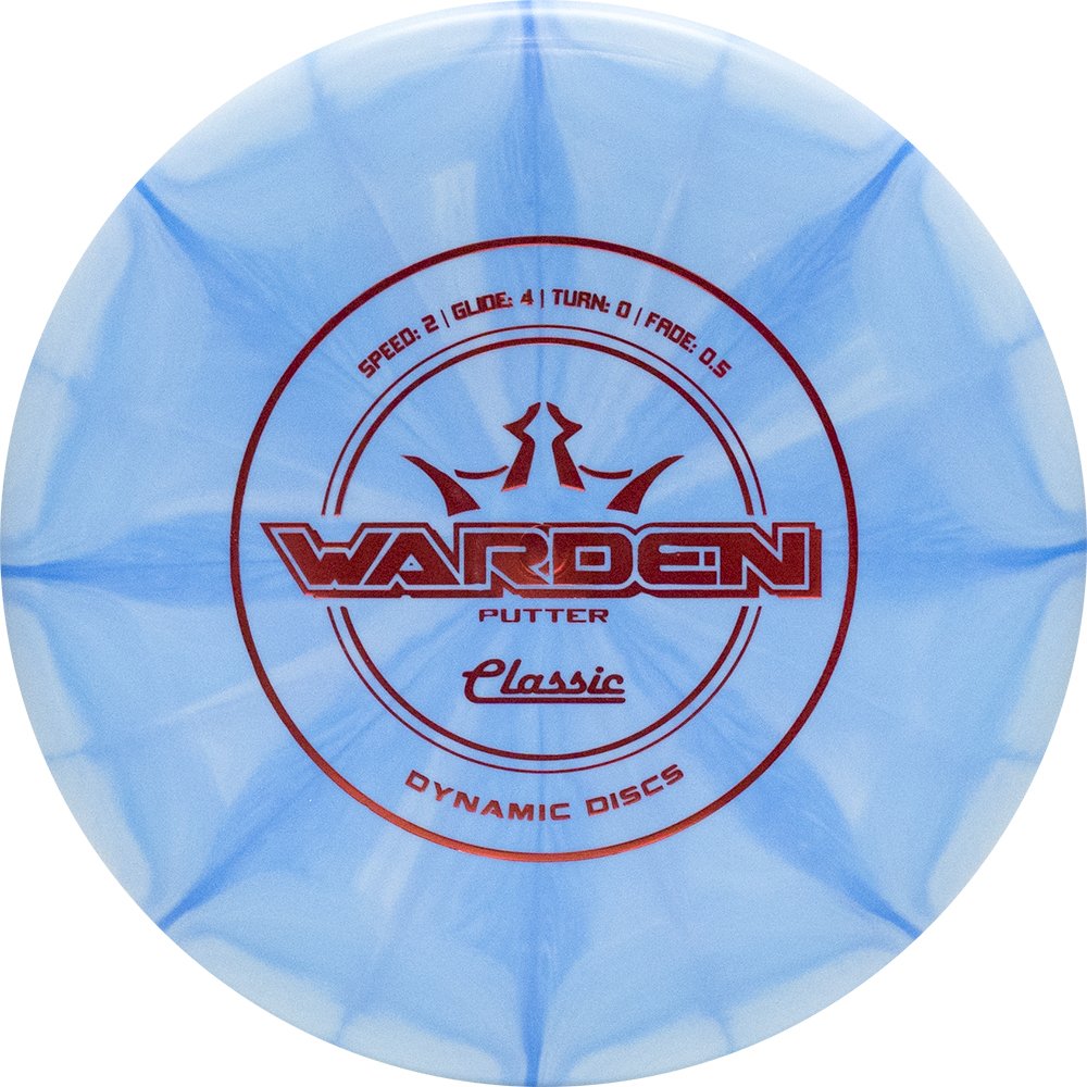 Dynamic Discs Classic Burst Warden Disc Golf Putter [Colors May Vary] - 173-176G