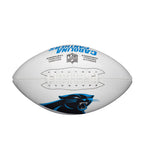 Wilson Nfl Live Signature Autograph Football - Official Size, Carolina Panthers