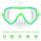 Seago Kids Swim Goggles Swimming Goggles For Kids Boys Girls Toddlers Youth 5-15 Anti-Fog 180 Clear Goggles No Leak Pool Underwa