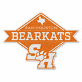 Rico Industries Ncaa Sam Houston State Bearkats Diamond Shape Cut Pennant - Home And Living Room D  Cor - Soft Felt Ez To Hang,