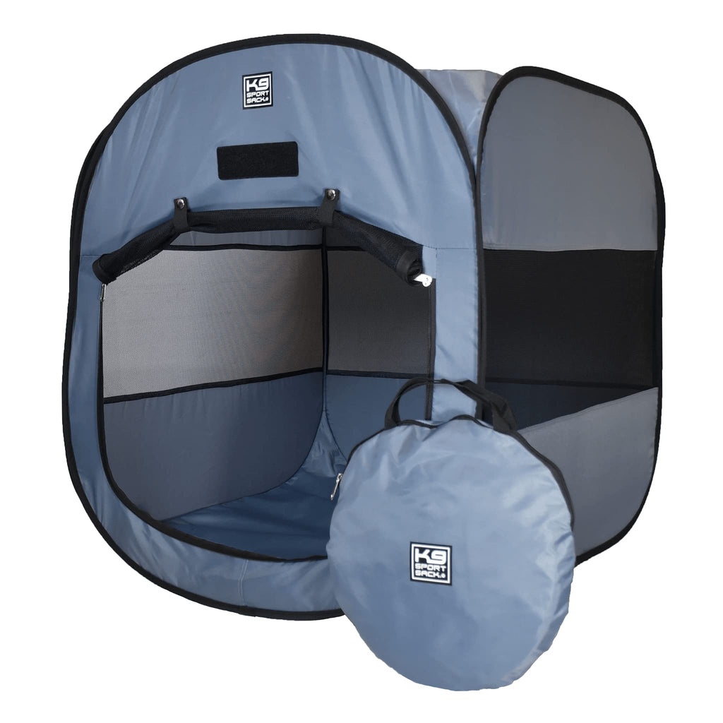 K9 Sport Sack  Indoor & Outdoor Pop-Up Travel Dog Tent  Portable Dog House For Camping & Hiking With Carry Bag (20'' L X 20'' W