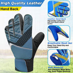 Jalunth Youth Soccer Goalkeeper Goalie Gloves Boys Girls Goal Keeper Field Player Glove Ages 11-13 Years Old Anti-Slip Latex Pal
