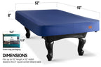 Bearcover Heavy Duty Leatherette Billiard Pool Table Cover, Waterproof & Tearproof Cover For Pool Table 7/8/9Ft (7 Feet/Blue)