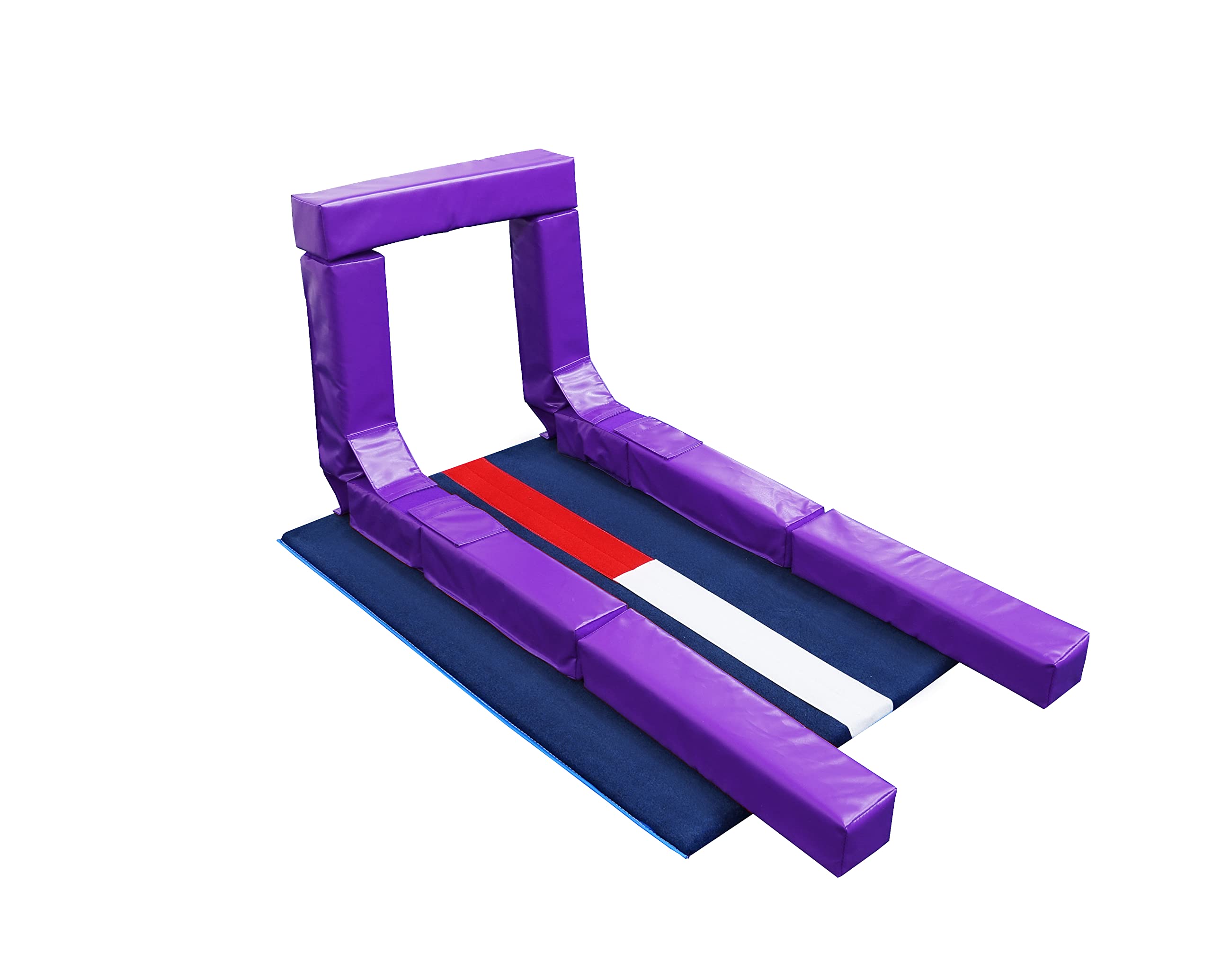 Tumbl Trak Hurdle Helper Mat, Custom Gymnastic and Cheer Training Aid (Purple)