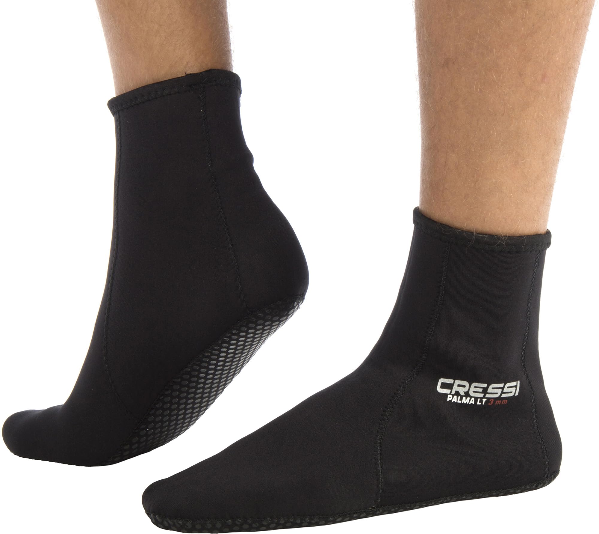 Cressi Palma LT Diving Socks, Black,S/M