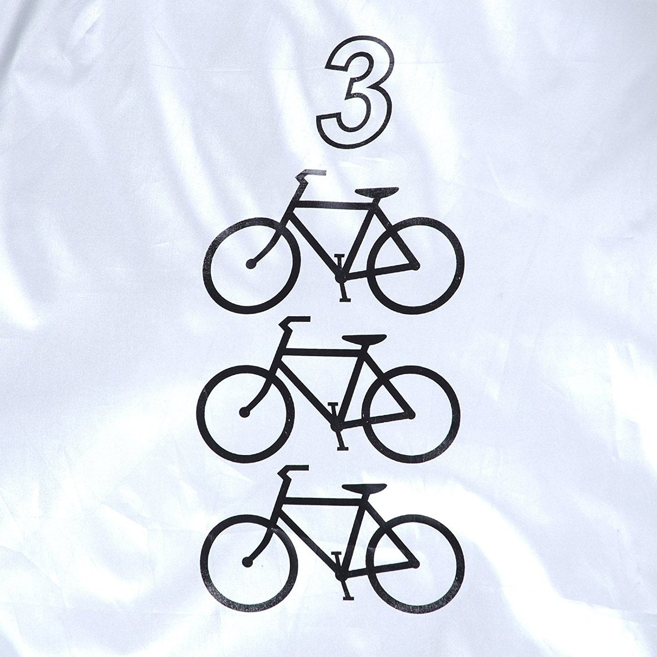 Maveek Bicycle Cover For 3 Bikes Waterproof Outdoor Storage Cycle Protection Uv Rain Snow Proof Tarp Tent Shed For Bikes All Wea