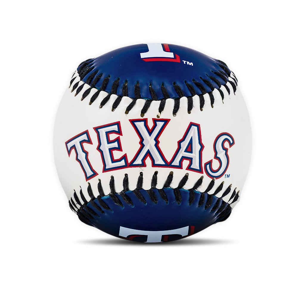 Franklin Sports Texas Rangers Mlb Team Baseball - Mlb Team Logo Soft Baseballs - Toy Baseball For Kids - Great Decoration For De