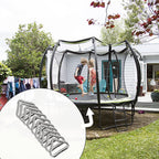 Mofuca 10Pcs Triangle Rings, Trampoline Mat Triangle Rings Trampolines Accessories V-Rings, Quick Connected(Triangle Ring)