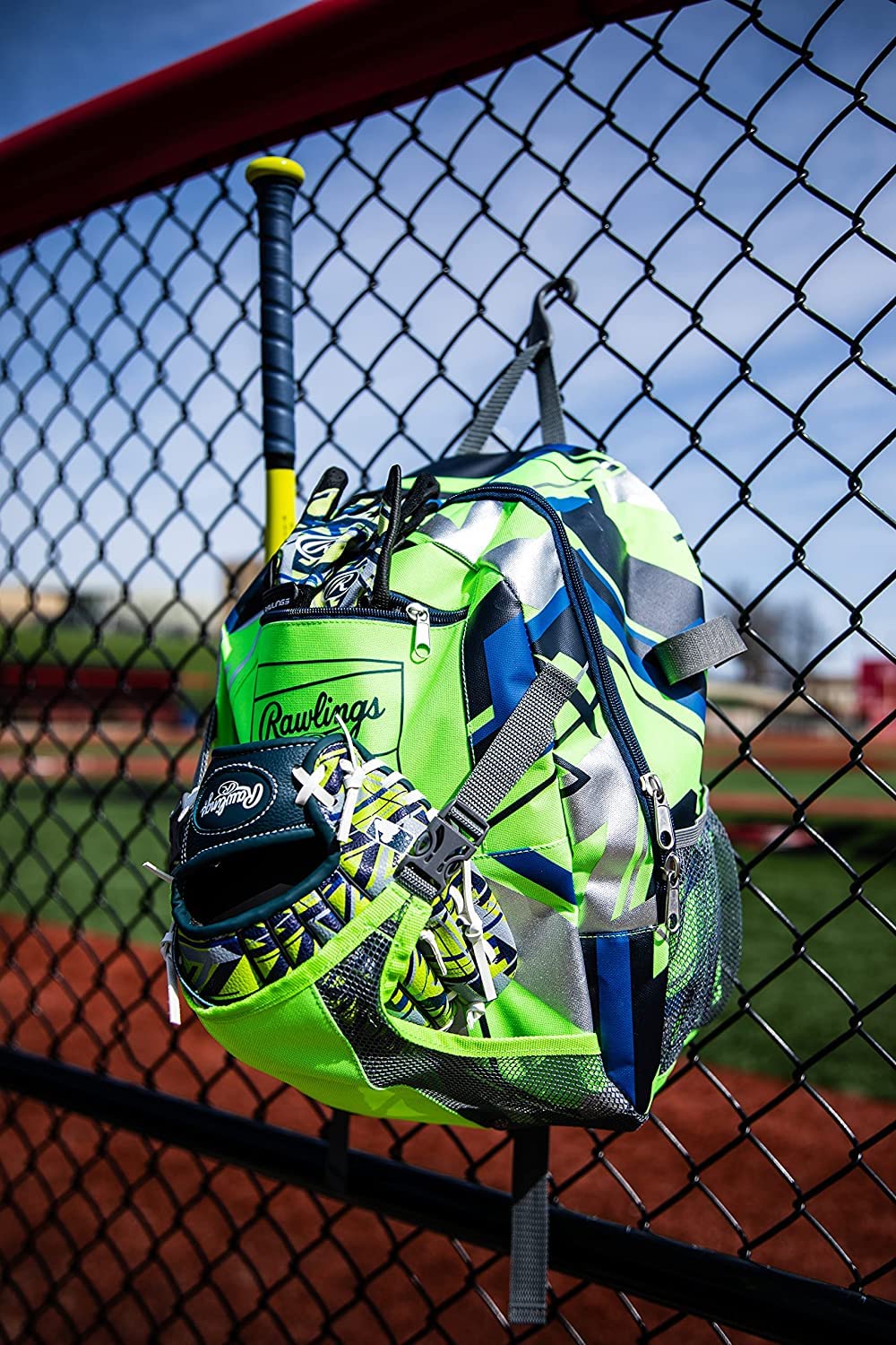 Rawlings Remix T-Ball/Coach Pitch Batting Gloves | Boys & Girls Size Youth Xs | Neon Green