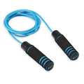Gaiam Weighted Jump Rope for Men and Women - 1lb Heavy Foam Handles Set - Adjustable Exercise Rope Length for Fitness and Traini