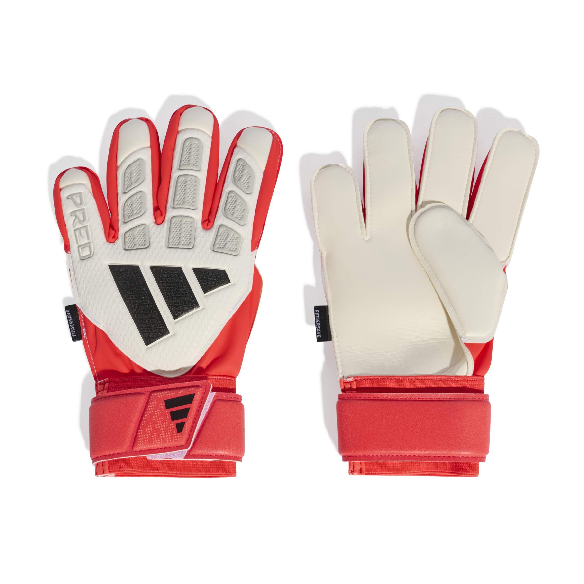adidas Unisex Gl Match Fingersave J, White/Lucid Red/Black, 5.5