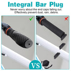 Trelc Antislip Bicycle Handlebars Grips Protector For Bicycle/ Mountain Bike/ Road Bike/ Folding Bike (Black+Grey)
